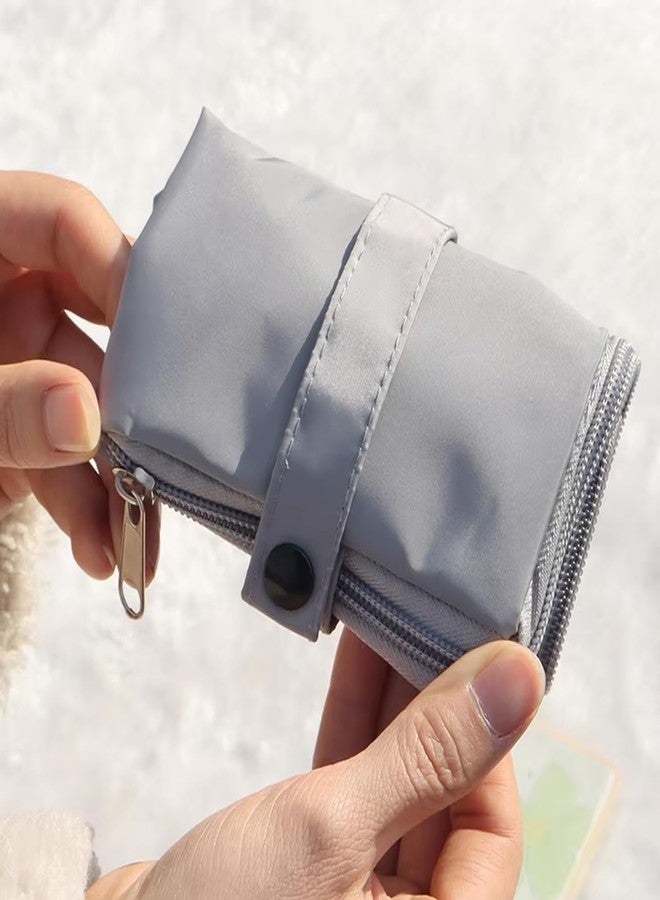 ArrErr Travel Umbrella Bags Non Wet Umbrellas Bags Carrying Case Fiber Interior Sleeve Cover Organizer Zipper Pouch for Windproof Compact Umbrellas Automatic Folding Rain Umbrella Travel Essentials - Image 5
